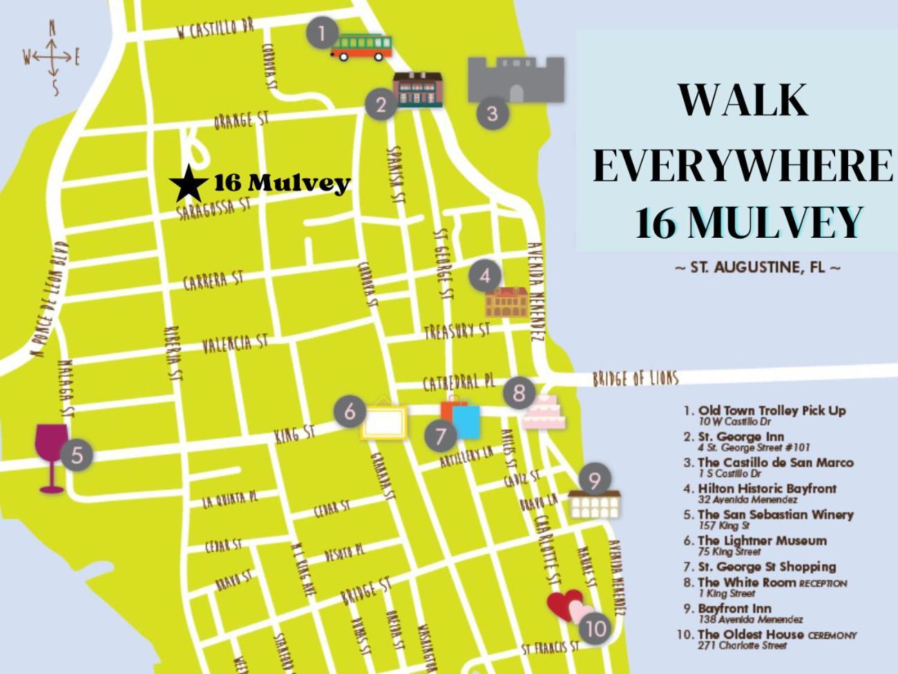 Villa Mulvey # 5 St. Augustine Εξωτερικό φωτογραφία